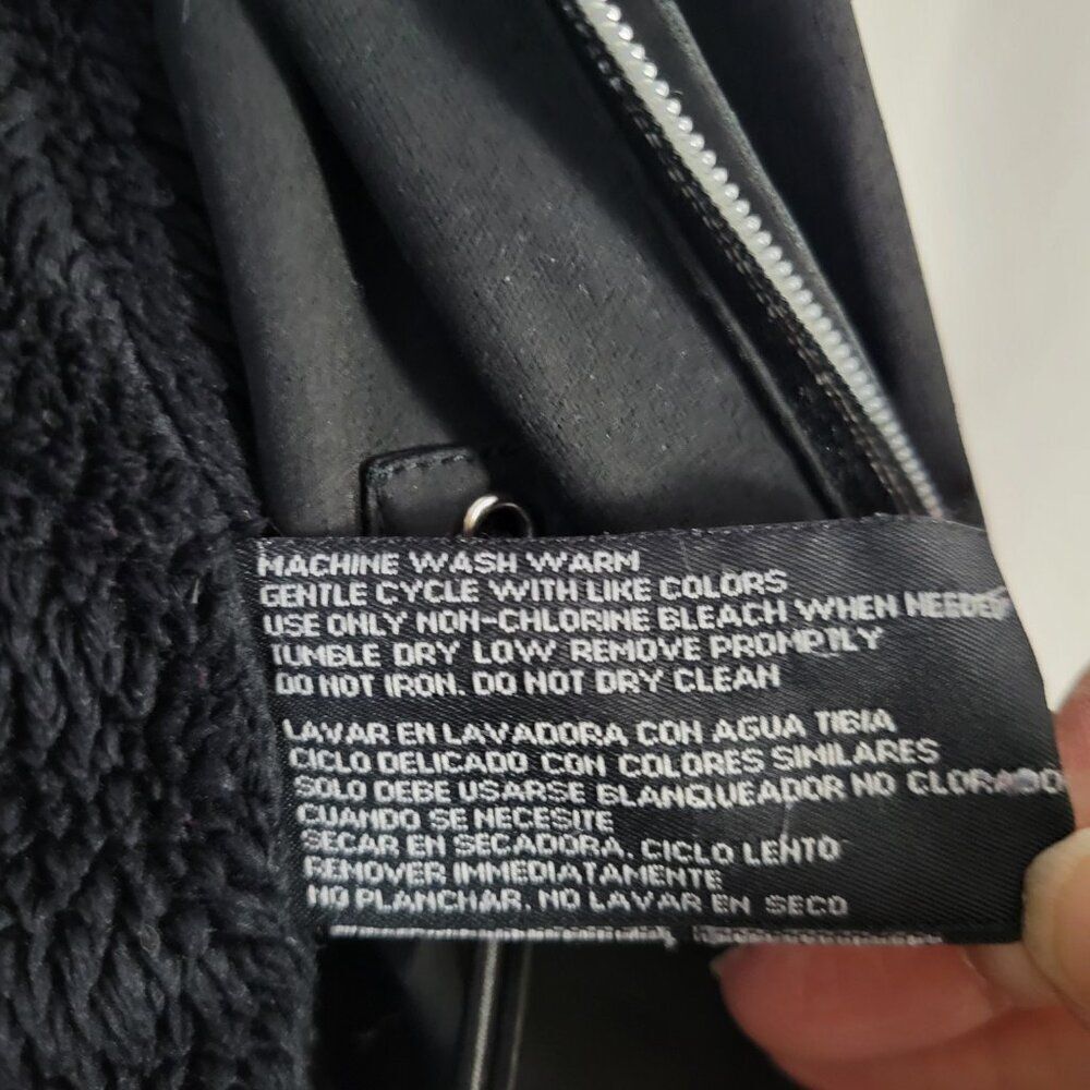 Weatherproof Jacket Coat Hooded Women's Medium Black lined Outdoor classic urban - Picture 12 of 14